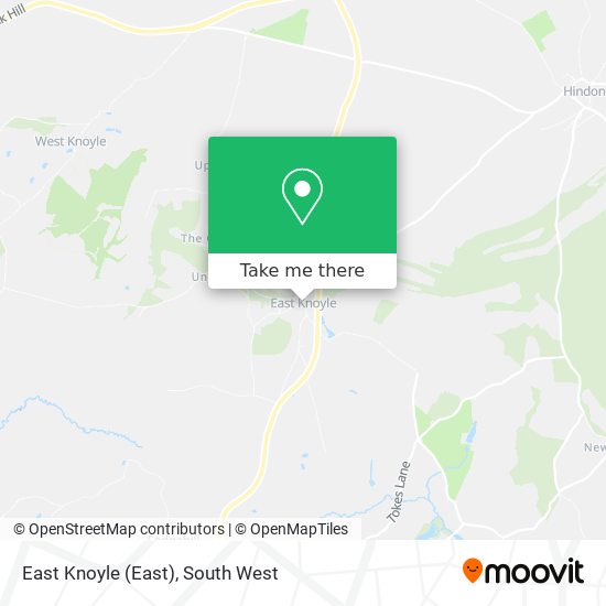 East Knoyle map