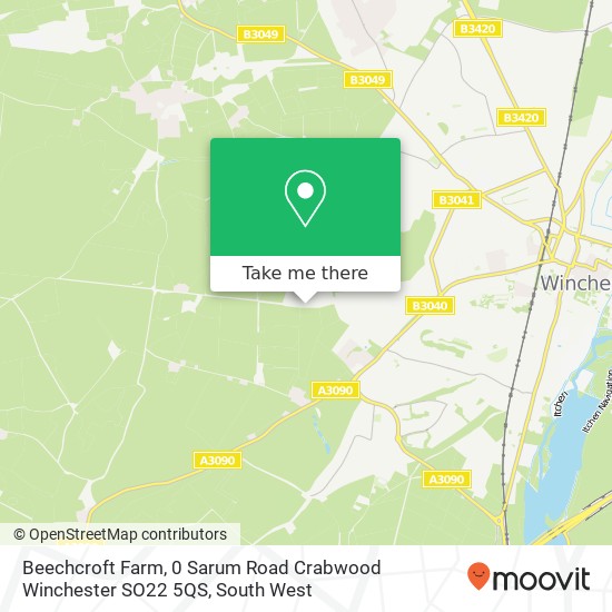 Beechcroft Farm, 0 Sarum Road Crabwood Winchester SO22 5QS map