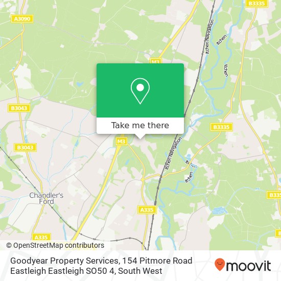 Goodyear Property Services, 154 Pitmore Road Eastleigh Eastleigh SO50 4 map