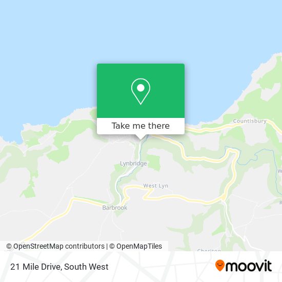 21 Mile Drive map