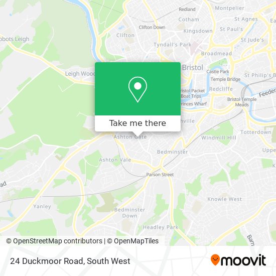 24 Duckmoor Road map