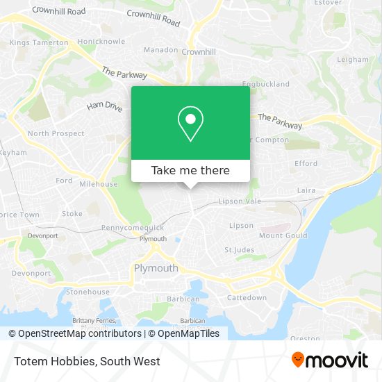 Totem Hobbies map