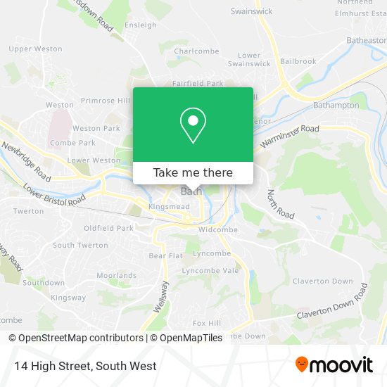 14 High Street map