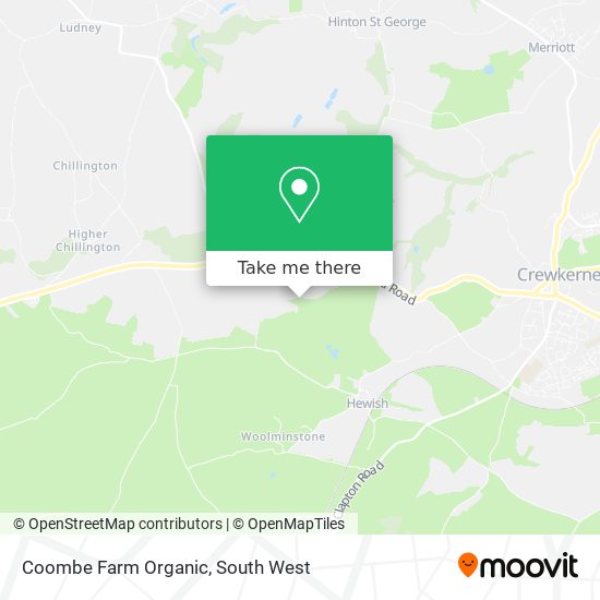 Coombe Farm Organic map