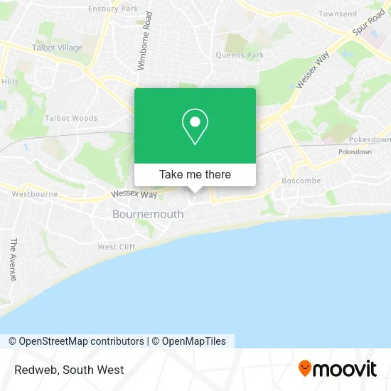 Redweb map
