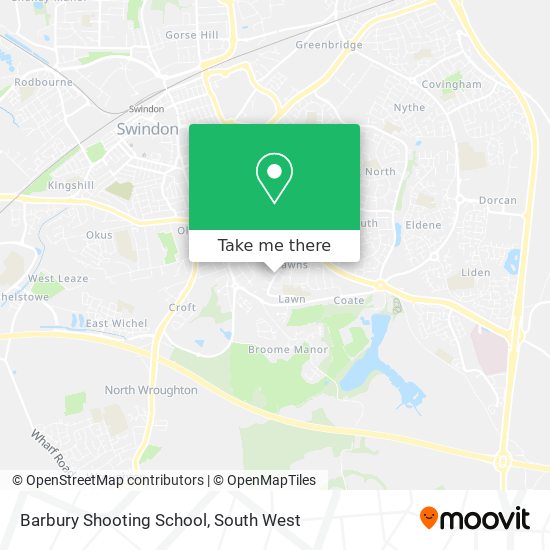 Barbury Shooting School map