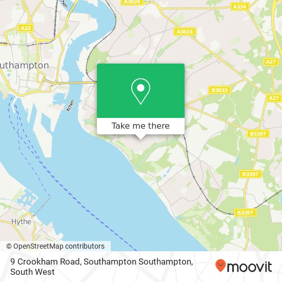 9 Crookham Road, Southampton Southampton map