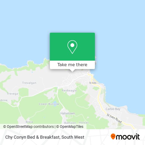 Chy Conyn Bed & Breakfast map