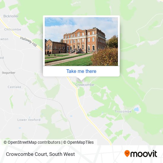 Crowcombe Court map