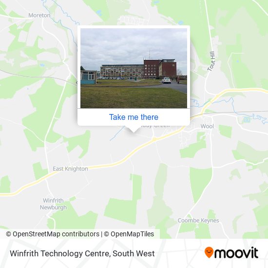 Winfrith Technology Centre map