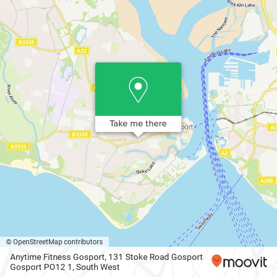 Anytime Fitness Gosport, 131 Stoke Road Gosport Gosport PO12 1 map