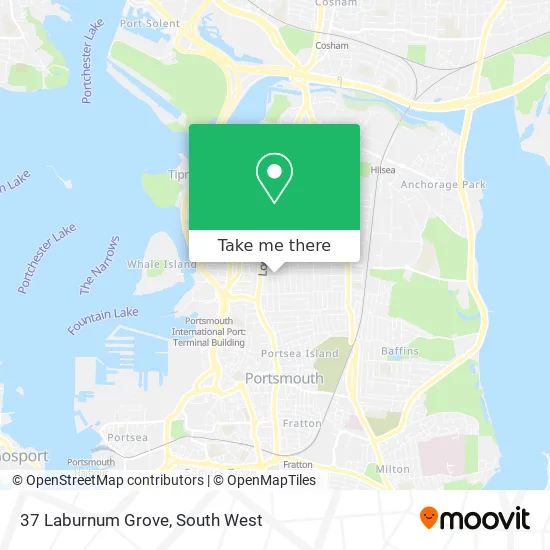 37 Laburnum Grove map