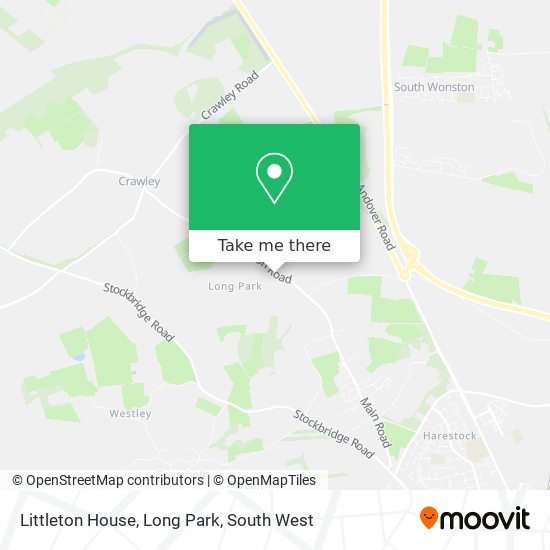 Littleton House, Long Park map