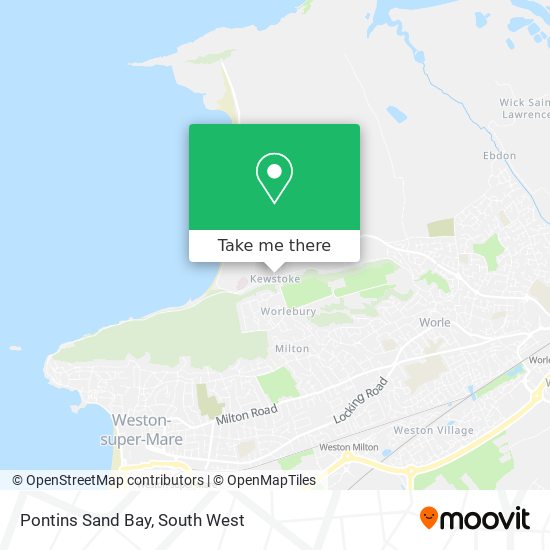 Pontins Sand Bay map