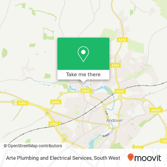 Arte Plumbing and Electrical Services map