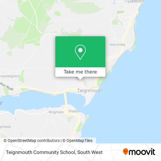Teignmouth Community School map