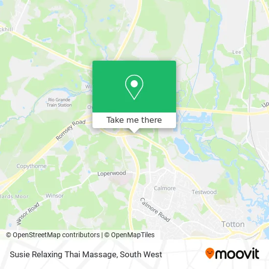 Susie Relaxing Thai Massage map