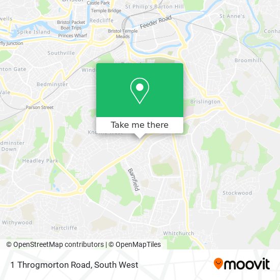 1 Throgmorton Road map