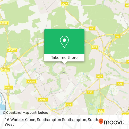 16 Warbler Close, Southampton Southampton map