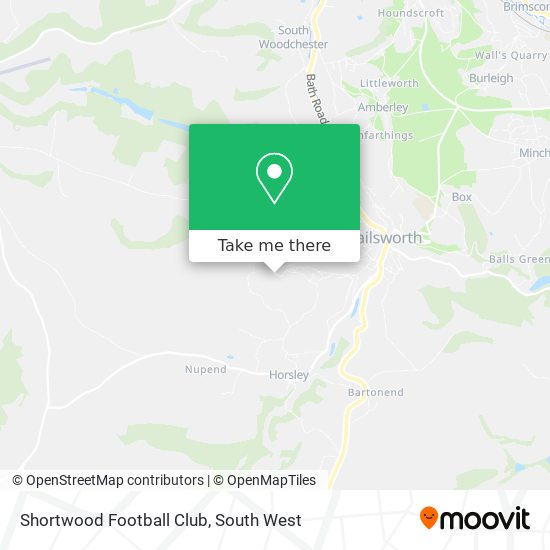 Shortwood Football Club map