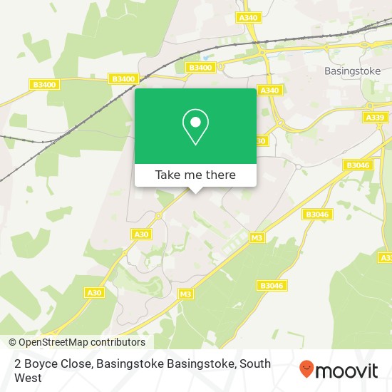 2 Boyce Close, Basingstoke Basingstoke map