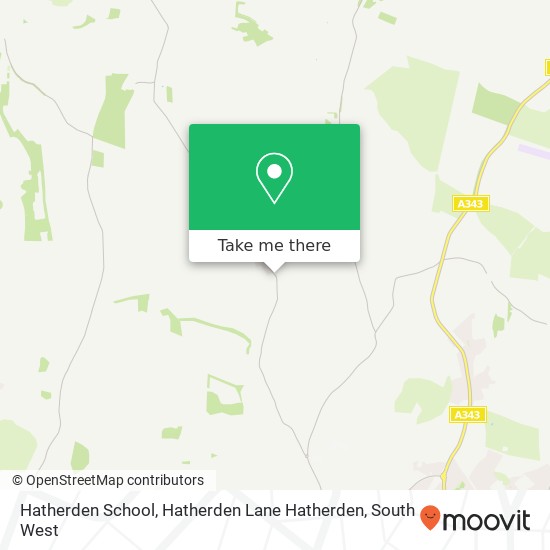 Hatherden School, Hatherden Lane Hatherden map