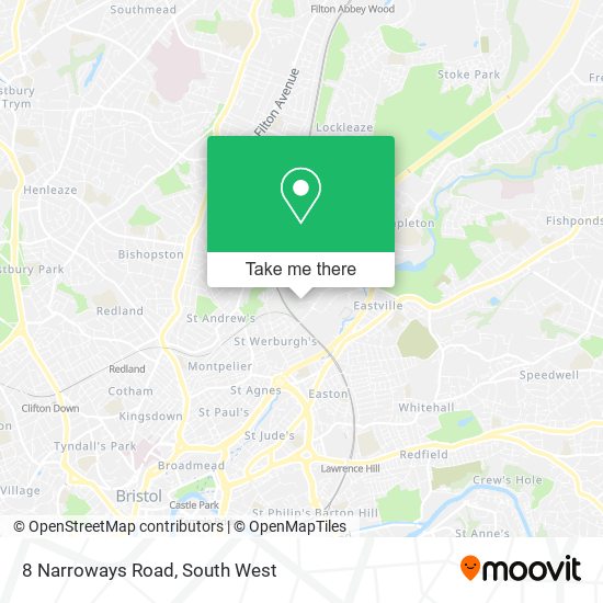 8 Narroways Road map