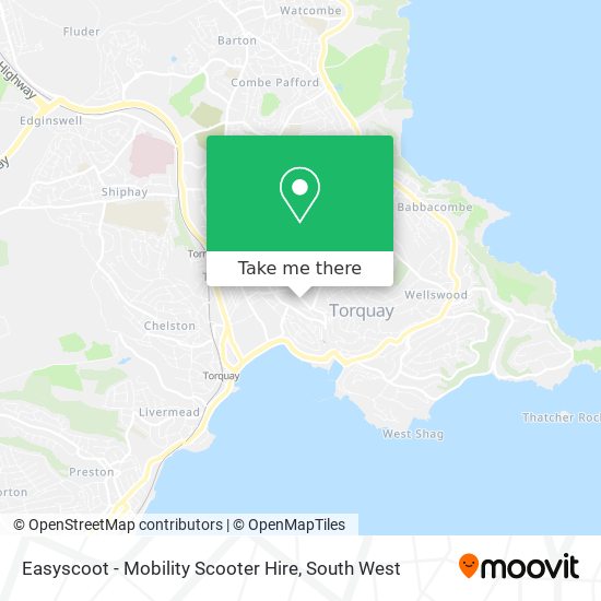 Easyscoot - Mobility Scooter Hire map