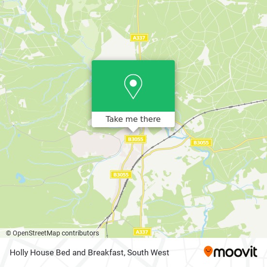 Holly House Bed and Breakfast map