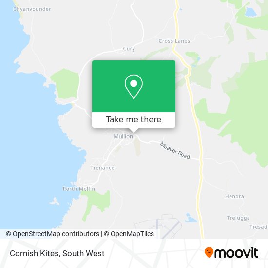 Cornish Kites map