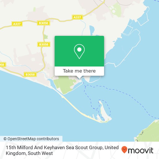 15th Milford And Keyhaven Sea Scout Group, United Kingdom map