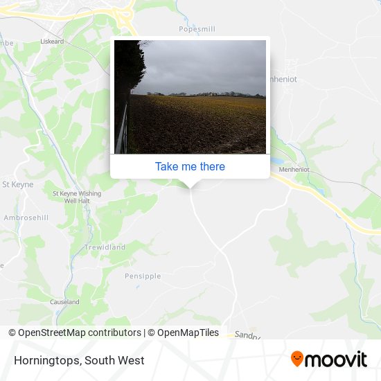 Horningtops map
