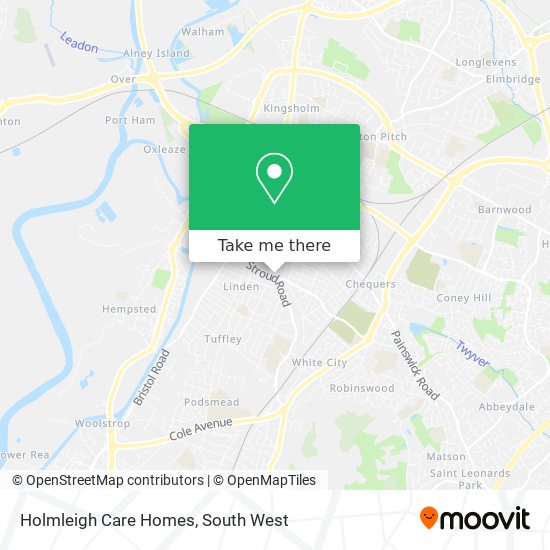 Holmleigh Care Homes map