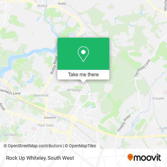 Rock Up Whiteley map