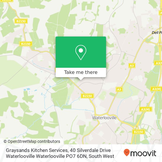 Graysands Kitchen Services, 40 Silverdale Drive Waterlooville Waterlooville PO7 6DN map