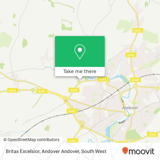 Britax Excelsior, Andover Andover map