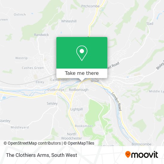 The Clothiers Arms map