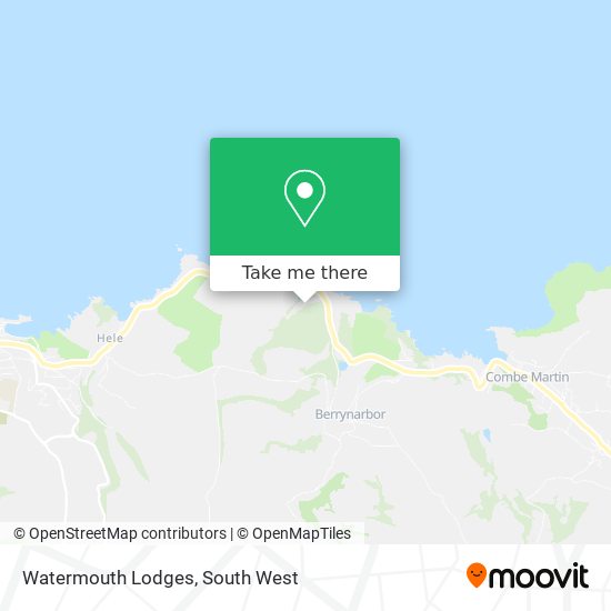 Watermouth Lodges map