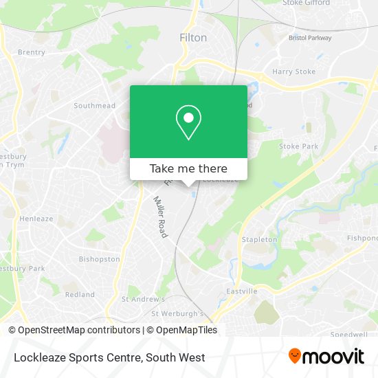 Lockleaze Sports Centre map