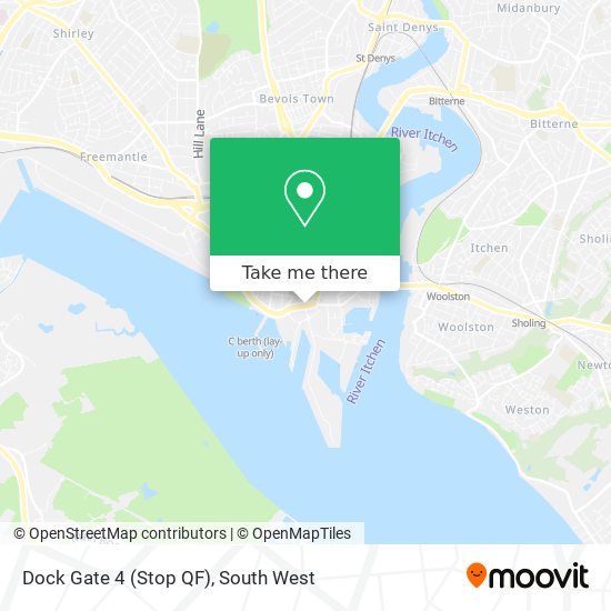 Dock Gate 4 (Stop QF) map