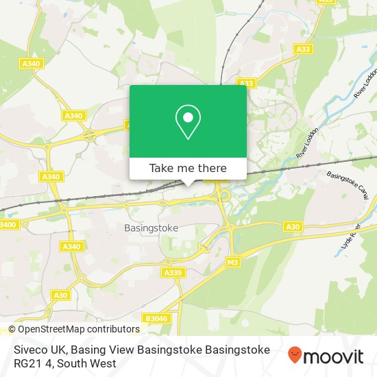 Siveco UK, Basing View Basingstoke Basingstoke RG21 4 map
