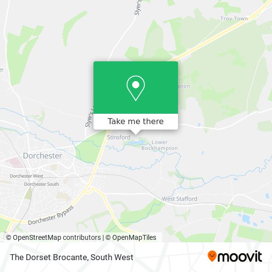 The Dorset Brocante map