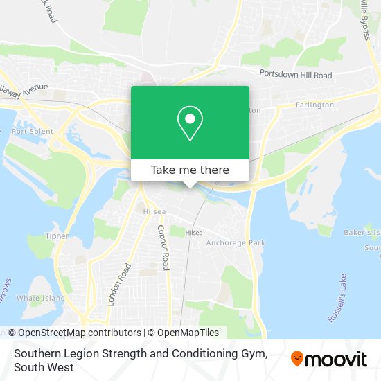 Southern Legion Strength and Conditioning Gym map