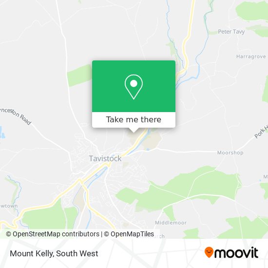 Mount Kelly map