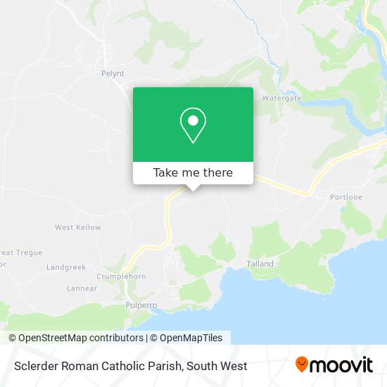 Sclerder Roman Catholic Parish map