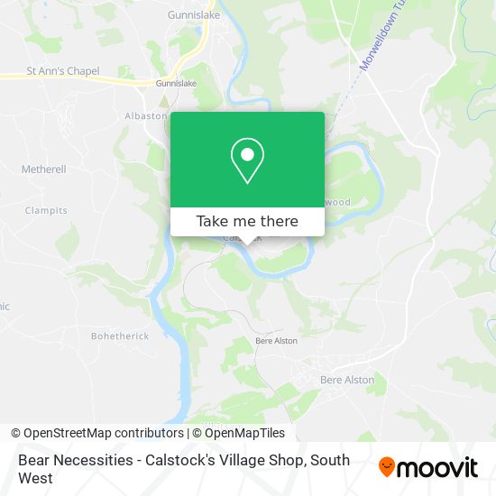 Bear Necessities - Calstock's Village Shop map