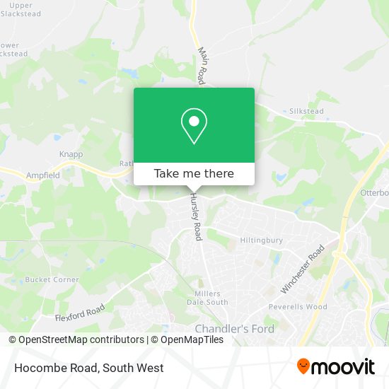 Hocombe Road map