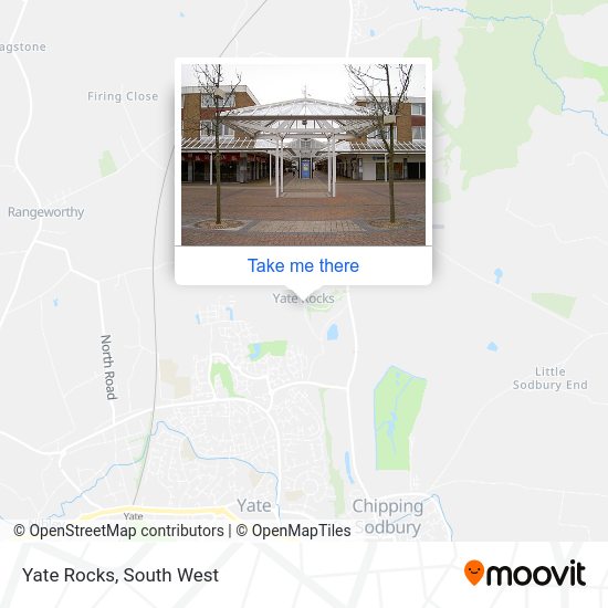 Yate Rocks map