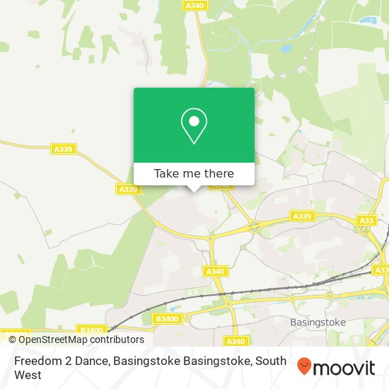 Freedom 2 Dance, Basingstoke Basingstoke map