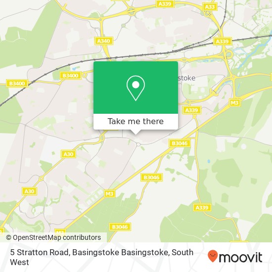 5 Stratton Road, Basingstoke Basingstoke map